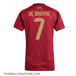 Belgien Kevin De Bruyne #7 Replik Heimtrikot Damen EM 2024 Kurzarm